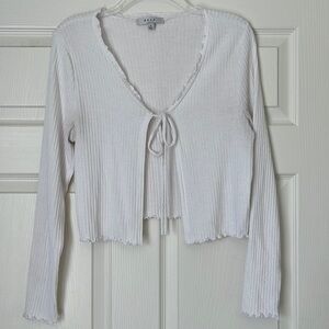 White Tie Cardigan